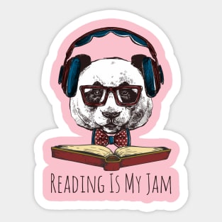 Reading is my jam! Sticker